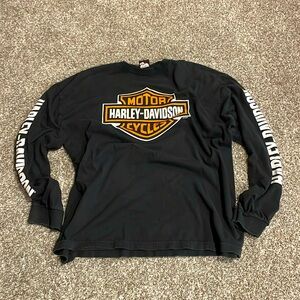 Black Harley Davidson tee